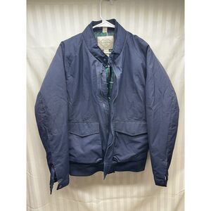 St Johns Bay Insulated Coat Royal Blue Size Large‎ Mens Pockets Zip Up
